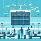 Caos en los vuelos durante las vacaciones: 110 retrasos y 3 cancelaciones afectan al aeropuerto de Bruselas en una interrupción a nivel europeo