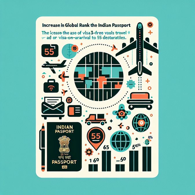 Henley Index 2026: Indian passport climbs to 80th, opening 55 visa-free or VoA destinations
