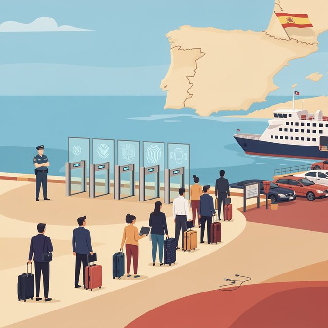 L’« Opération Passage du Détroit » 2026 en Espagne débute lundi avec de nouveaux contrôles biométriques aux frontières, malgré un manque de policiers