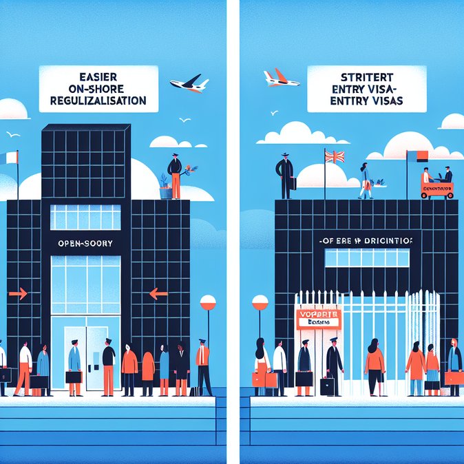 EU unveils tougher visa strategy but says Spain’s mass regularisation is ‘a separate issue’