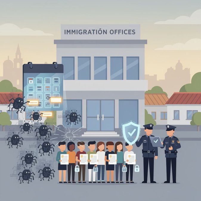 Spanish police dismantle criminal ring selling fraudulent immigration appointments