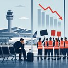 Strikes drag Frankfurt Airport traffic down 11 % in April, Fraport warns of summer knock-on