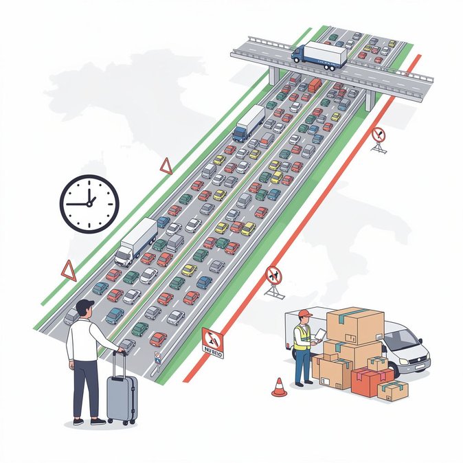 L’Italie se prépare pour le grand départ estival : Viabilità Italia annonce un trafic intense du 17 au 20 juillet