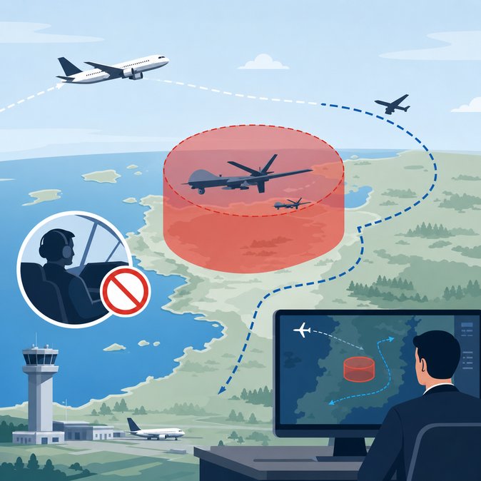Temporary danger zone ‘MALLET STRIKE 1_26’ activated over Lohtaja from 17 May