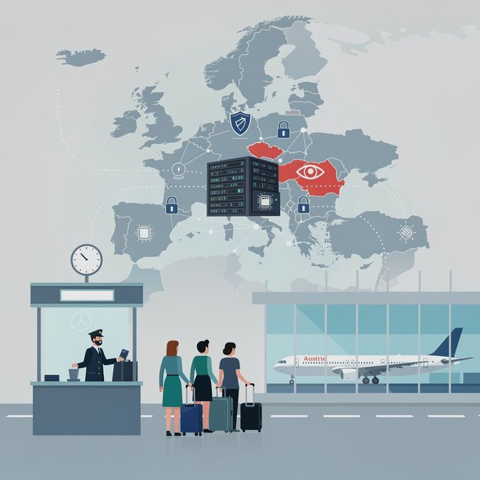 Schengen Information System adds real-time external-partner alerts; Austrian borders upgrade today