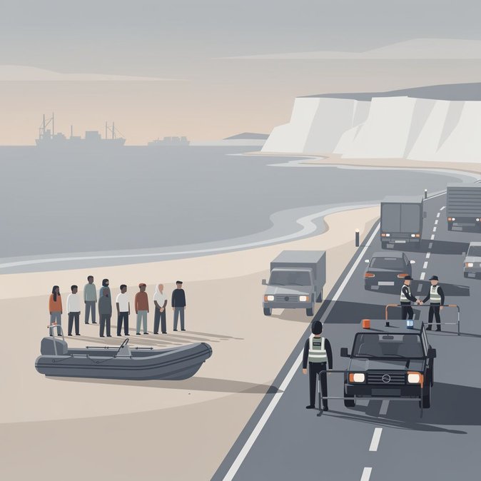 Gendarmes Prevent Departure of 114 Migrants Near Le Havre