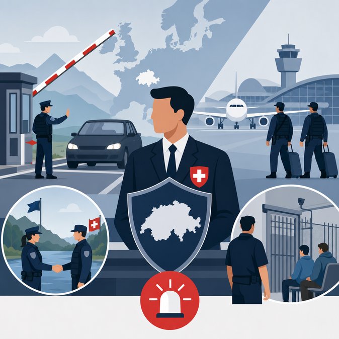 Switzerland activates new Schengen powers: Federal Council can now re-impose border checks in crises