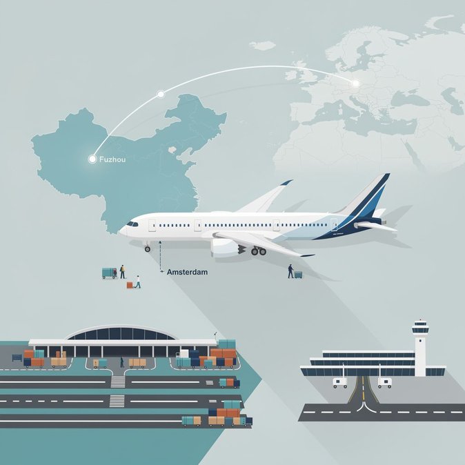 Fuzhou Airport launches second runway and inaugural Xiamen Airlines Fuzhou–Amsterdam route