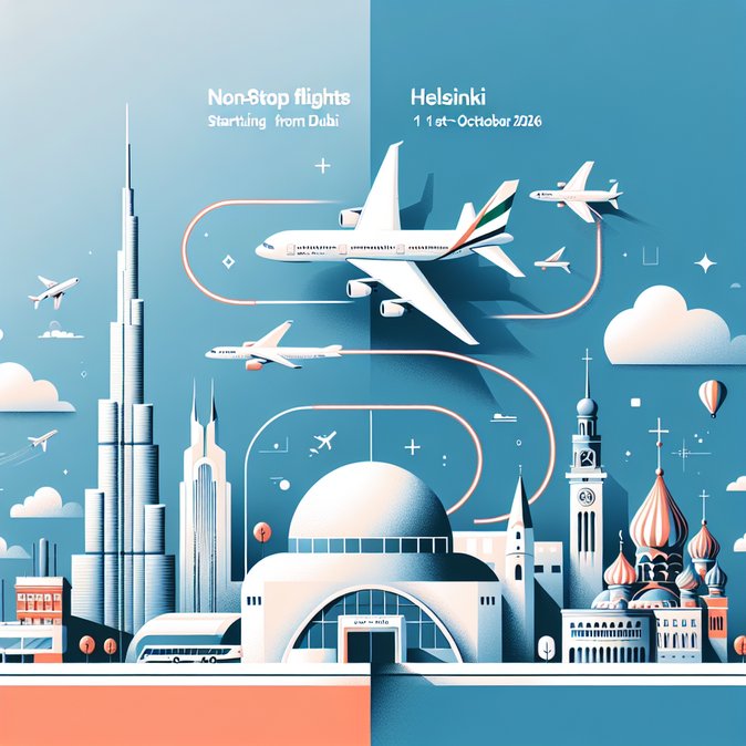 Emirates to Launch First Non-Stop Dubai–Helsinki Service, Boosting Gulf–Nordic Connectivity