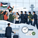 Clashes at Bilbao Airport as Gaza flotilla activists return to Spain