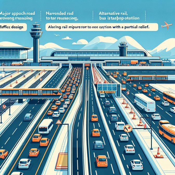 Roadworks on I/7 Bring Hour-Long Delays to Prague Airport Access Roads