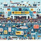 Strikes and New Biometric Border System Create Holiday Turmoil at German Hubs