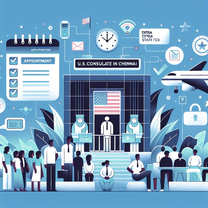 U.S. Consulate in Chennai Restarts Visa Services, Easing South-India Backlog