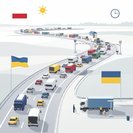 Five-hour waits at Medyka–Shehyni as weekend traffic snarls Poland-Ukraine crossings