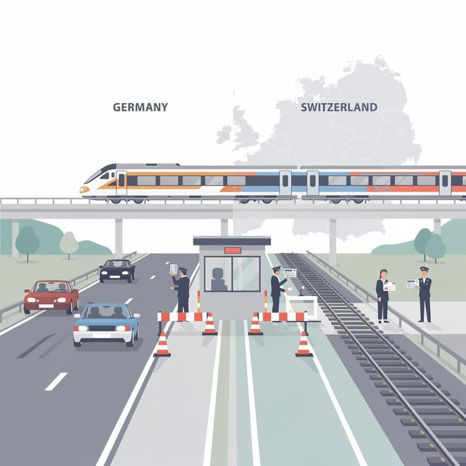 Germany prolongs internal Schengen border controls, impacting Swiss land crossings until March 2027