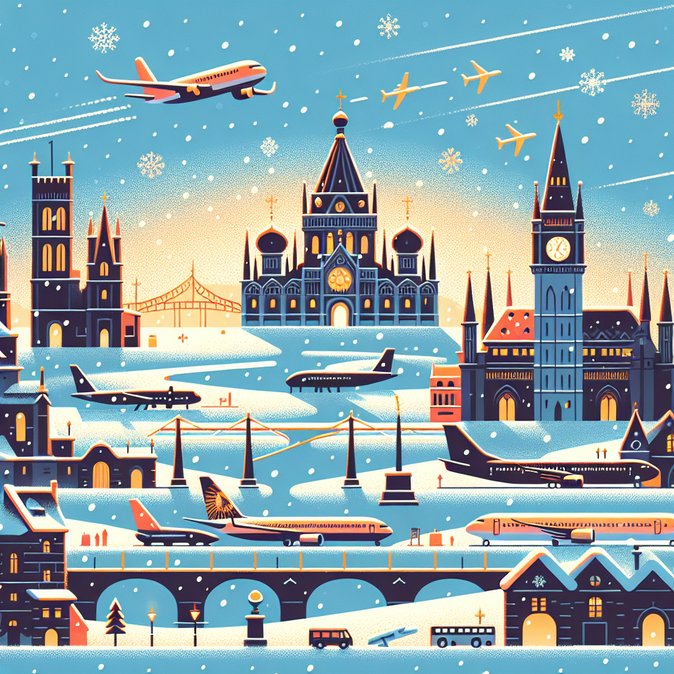 European snowstorm strands Brazil-bound passengers as 733 flights are cancelled across six countries