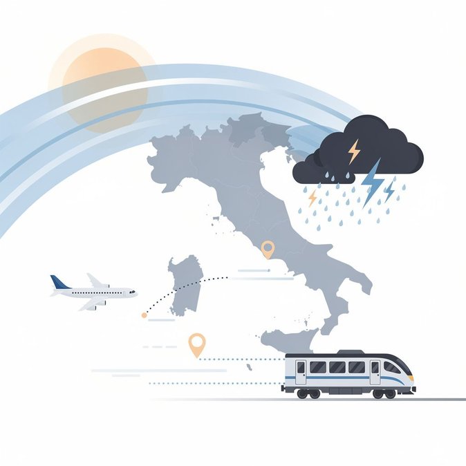 First autumn front approaching: airline and rail operators brace for weather-related delays from 6 October