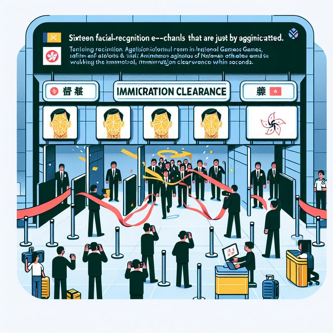 Facial-recognition e-Channels slash clearance times for National Games athletes