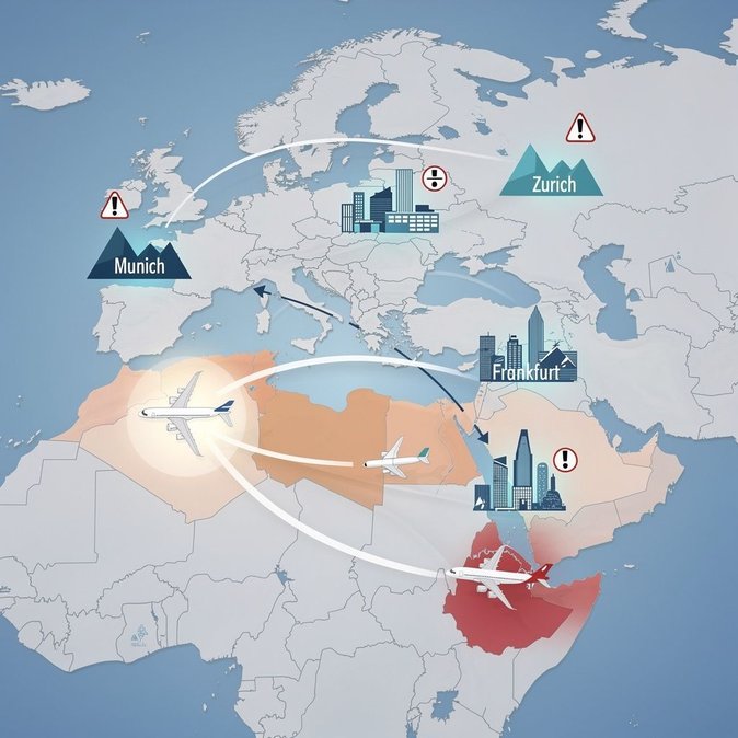 Daily flight-status bulletin shows mixed picture as European carriers return and regional alerts persist