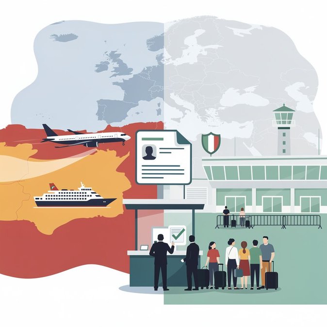 Italia Suspende Temporalmente la Libre Circulación en el Espacio Schengen con España y Reestablece Controles Fronterizos