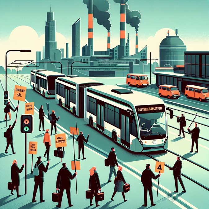 ver.di calls statewide 24-hour strike that will halt buses and trams across North-Rhine Westphalia