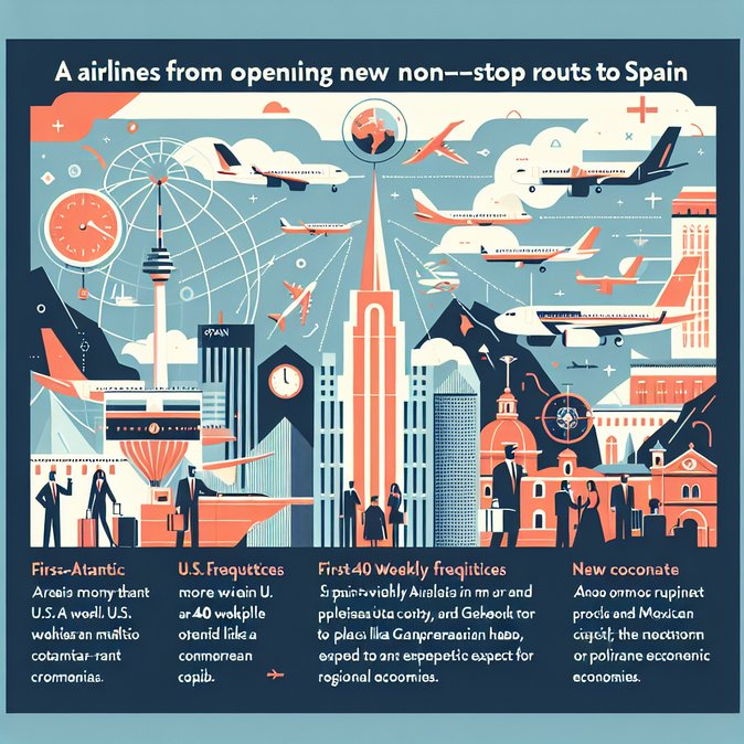 New Wave of Direct Flights Connects Spain to U.S., Canada, Mexico, Greece and Norway