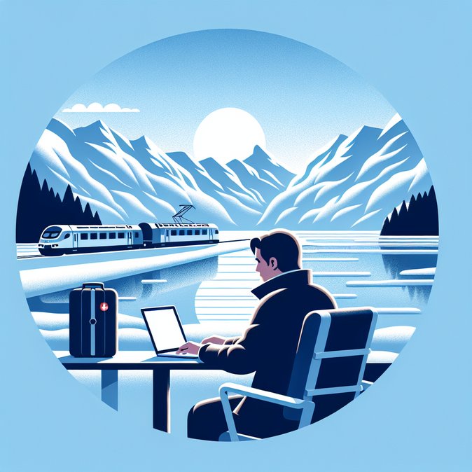 Tourism Boards Team Up to Market Switzerland’s Frozen-Lake Magic to Remote-Work Nomads