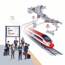 Grève nationale de 23 heures perturbe le réseau ferroviaire à grande vitesse Italo les 9 et 10 juillet