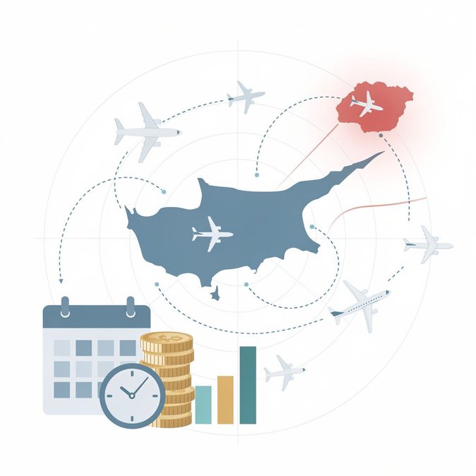 EUROCONTROL’s latest Rolling Seasonal Plan projects robust traffic growth for Cyprus