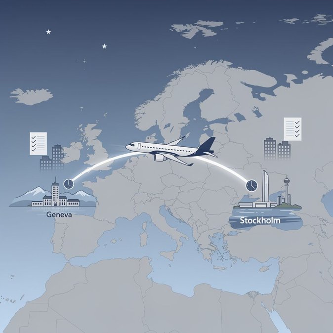 SAS inaugurates late-evening Geneva–Stockholm flight, boosting Nordic-Swiss business links