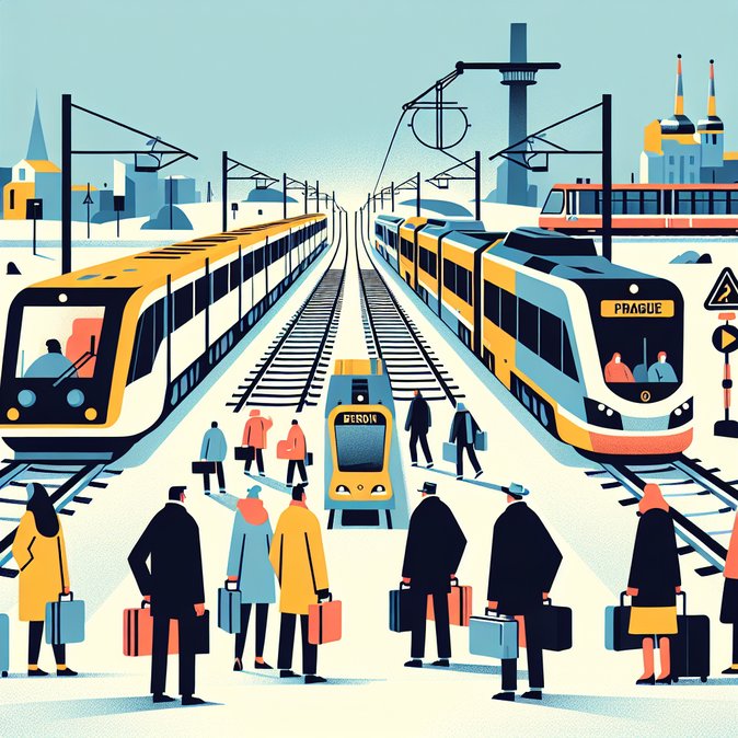 Track Defect Forces Six-Hour Closure of Prague–Beroun Line, Disrupting Commuter Flows