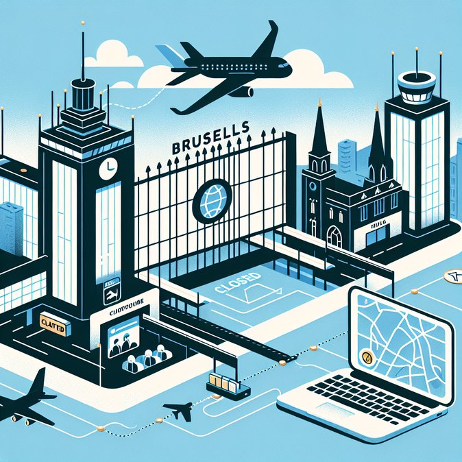 La huelga en el aeropuerto de Bruselas el 26 de noviembre pone en riesgo los viajes corporativos entre Praga y Bruselas