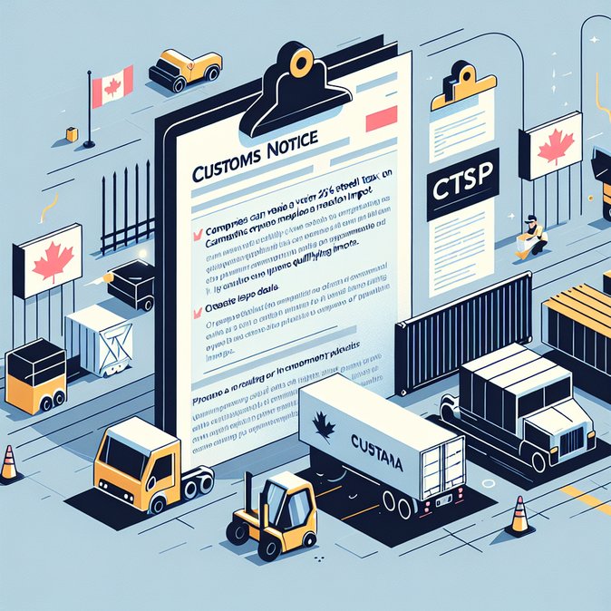 CBSA issues Customs Notice 26-02 clarifying steel-surtax remission claims