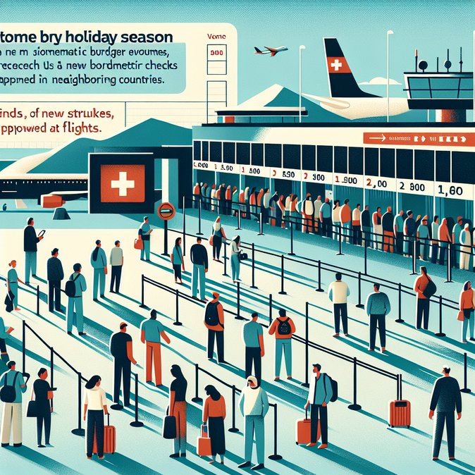Swiss Travellers Warned: Expect Long Queues and Strikes When Flying This Week