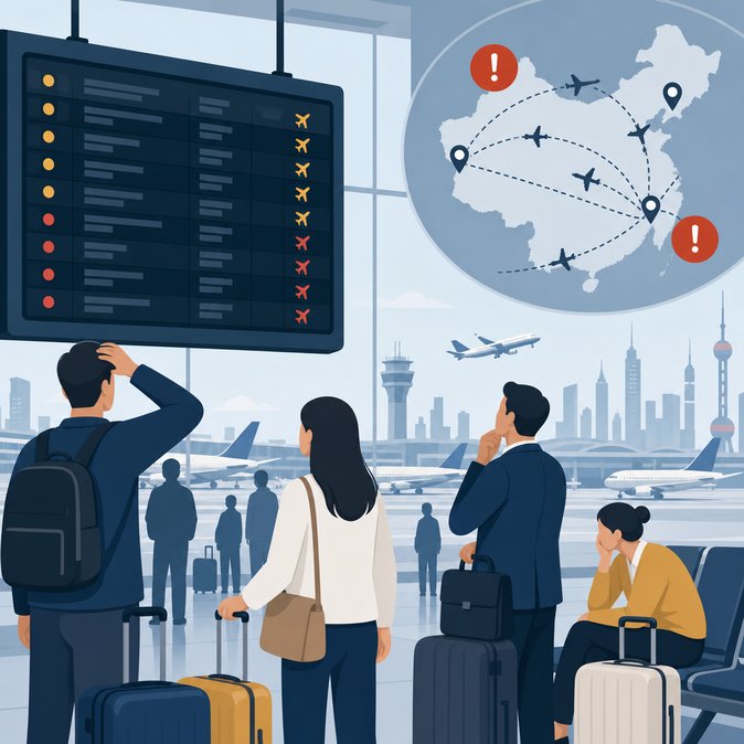 Retards et annulations massifs paralysent les principaux aéroports de Chine