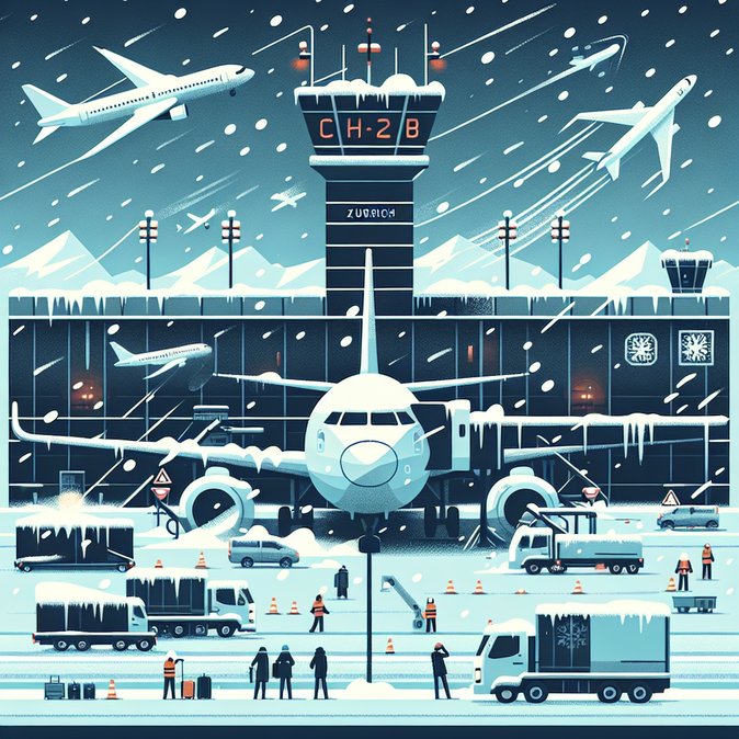 Winter Storm Paralyses Zurich–Helsinki Corridor, Stranding 6,000 Travellers