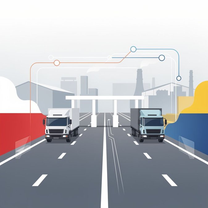 Warsaw and Kyiv Agree on Measures to Halve Truck Queues at the Polish-Ukrainian Border