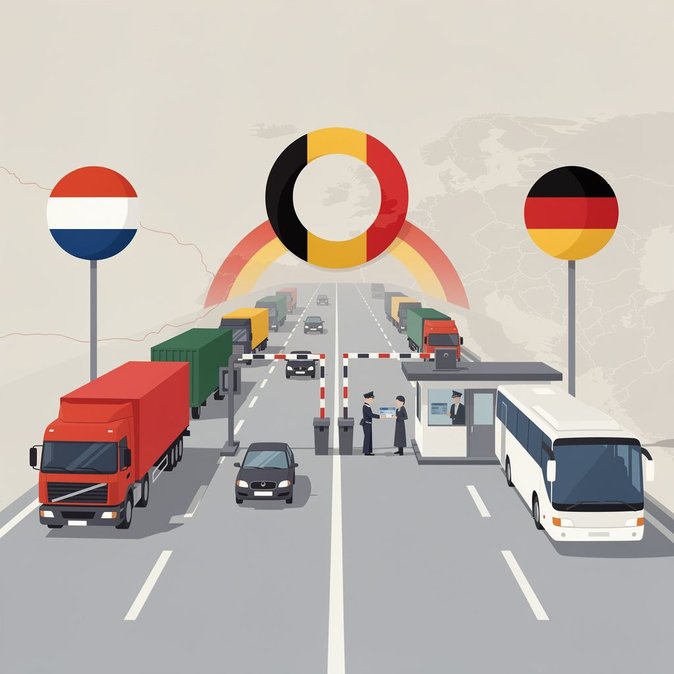 Les Pays-Bas prolongent les contrôles aux frontières avec la Belgique jusqu'au 30 septembre ; l'Allemagne devrait emboîter le pas