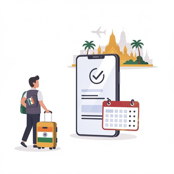 Thailand keeps visa-free entry for Indians but trims stay to 30 days, mandates digital arrival card