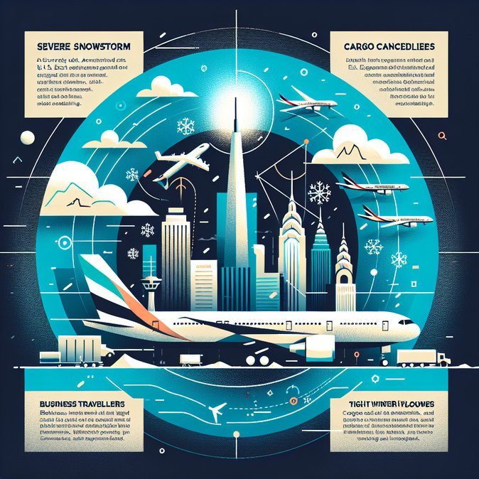 Nor’easter Forces Emirates and Etihad to Cancel Multiple UAE-US Flights