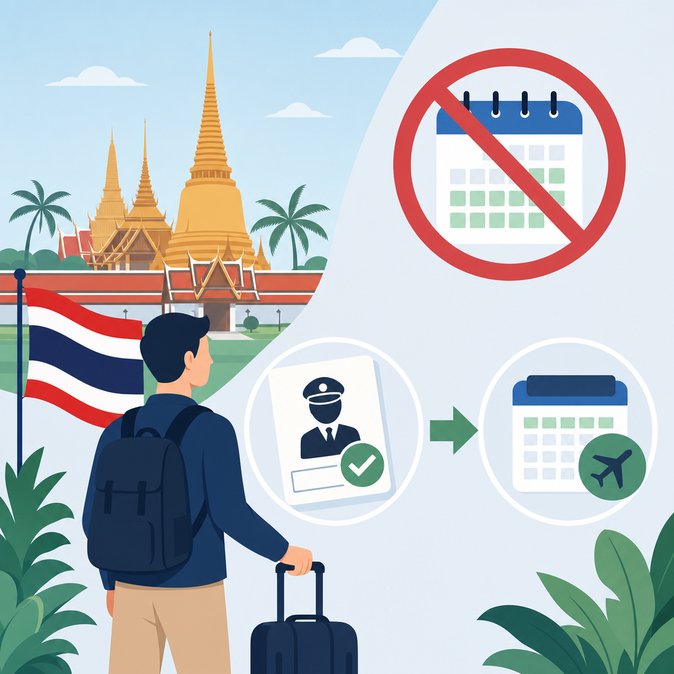 Thailand Cuts Visa-Free Stay to 30 Days for Brazilians as 60-Day Waiver Scrapped for 93 Countries