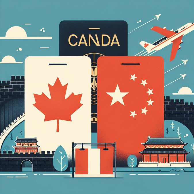 China confirma entrada sin visa por 30 días para titulares de pasaportes canadienses hasta finales de 2026