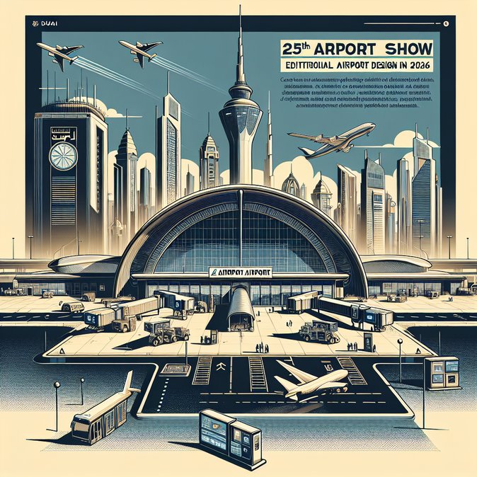 Dubai Confirms 25th Airport Show for May 2026, Spotlighting Next-Gen Air-Traffic Tech