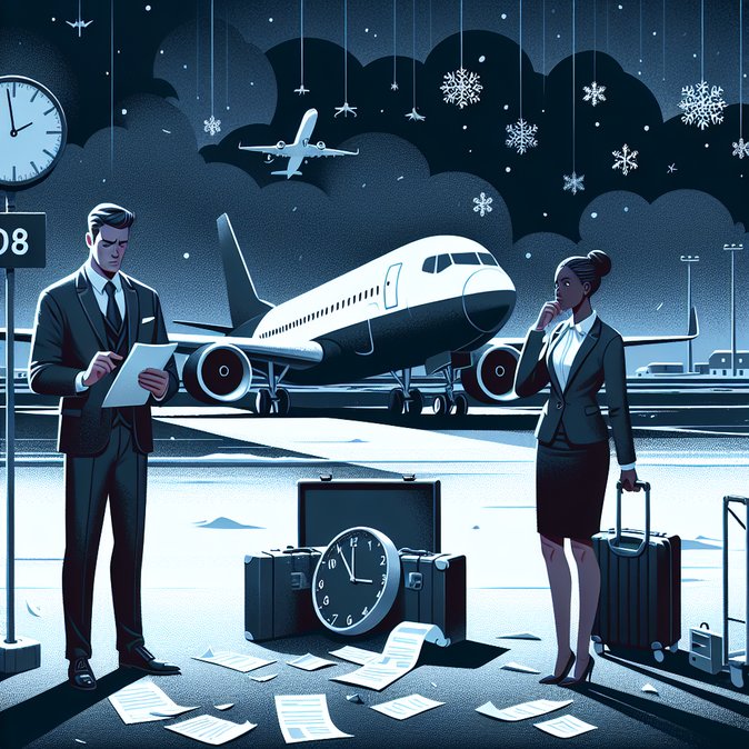 German airport disruptions cancel Hamburg–Dublin evening flight as Europe battles winter ops