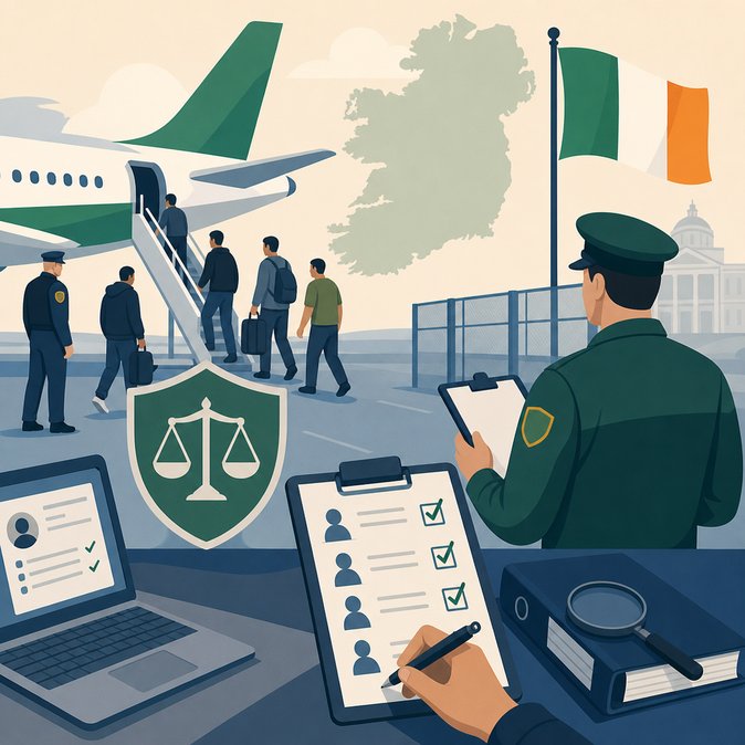 Justice Minister reveals 1,712 deportation orders and 759 removals in Ireland so far this year