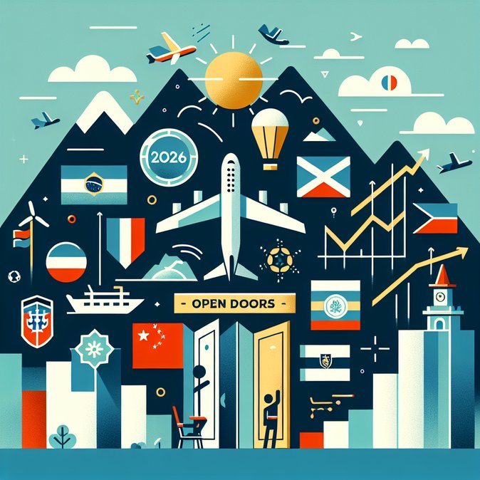 Brazil launches “Open Doors 2026”: visa-free pilot for eight new countries