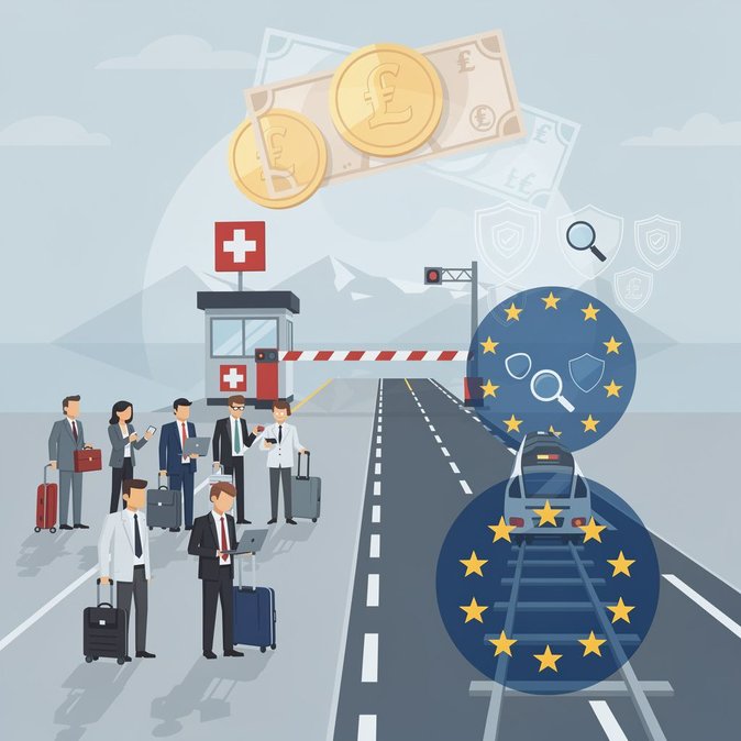 Swiss Federal Council Rejects ‘Border-Checks’ Popular Initiative, Warns of Schengen Exit Costs