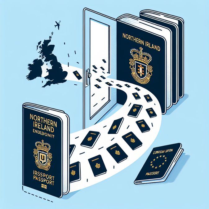 Nearly half of Northern Ireland residents now hold Irish passports, new data reveal