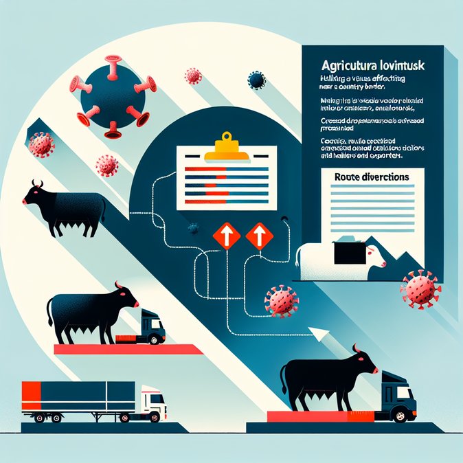 Bluetongue outbreak near Czech border triggers new livestock-transport checks