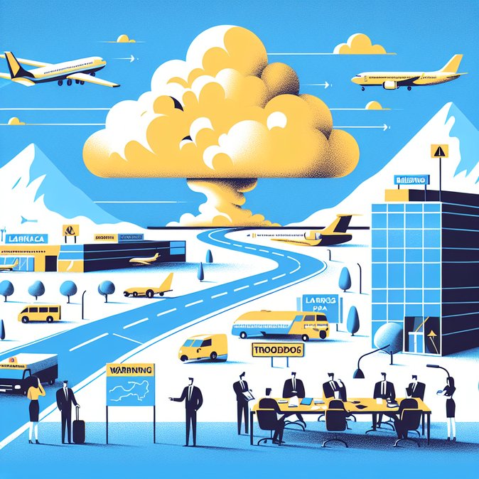 Yellow Weather Alert Threatens Flight and Road Disruptions Across Cyprus